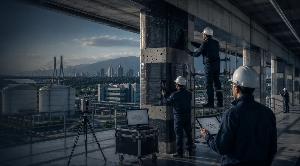 Structural Strengthening — technical intervention in progress