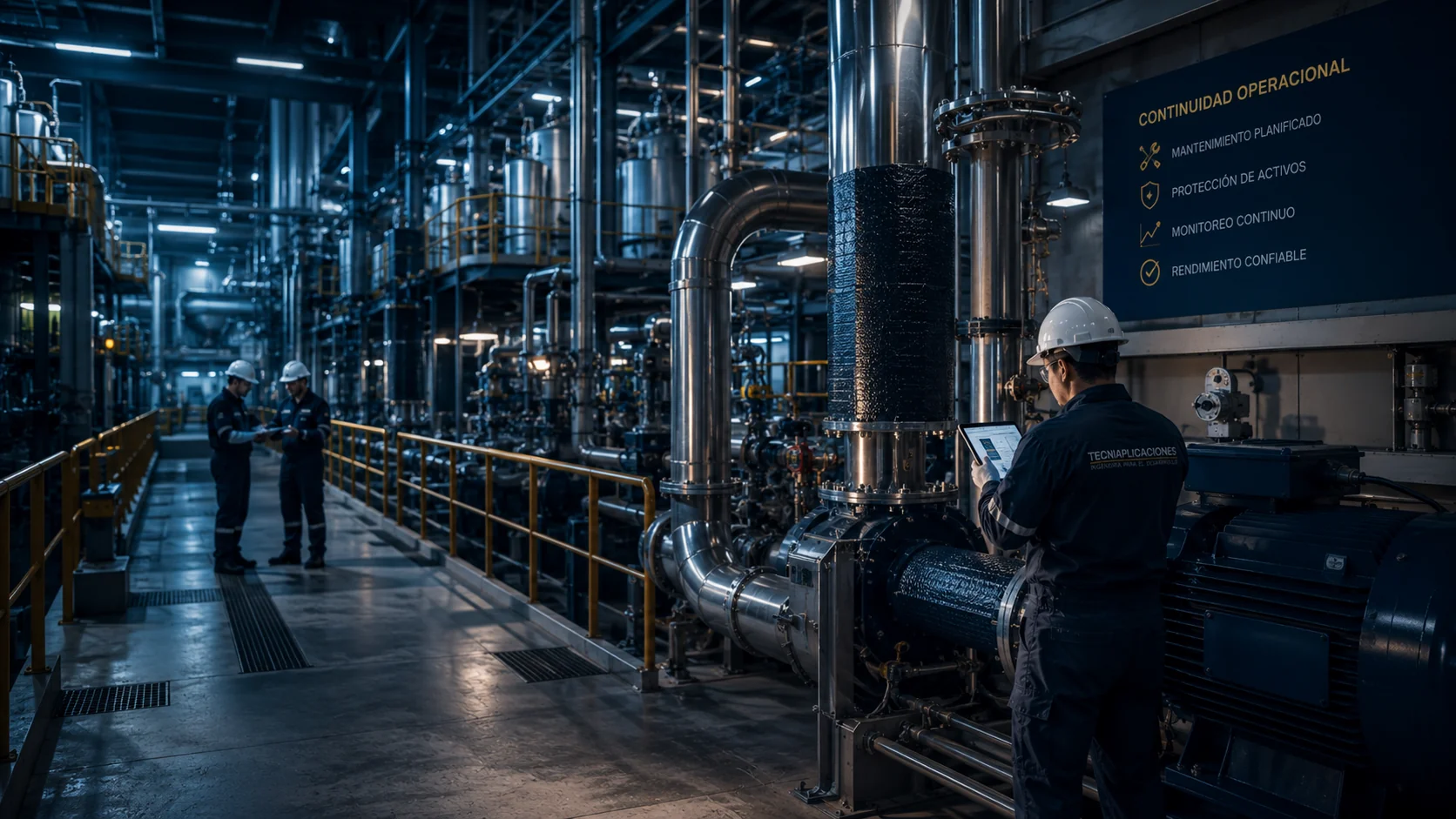 Mantenimiento industrial en planta — activo en operación